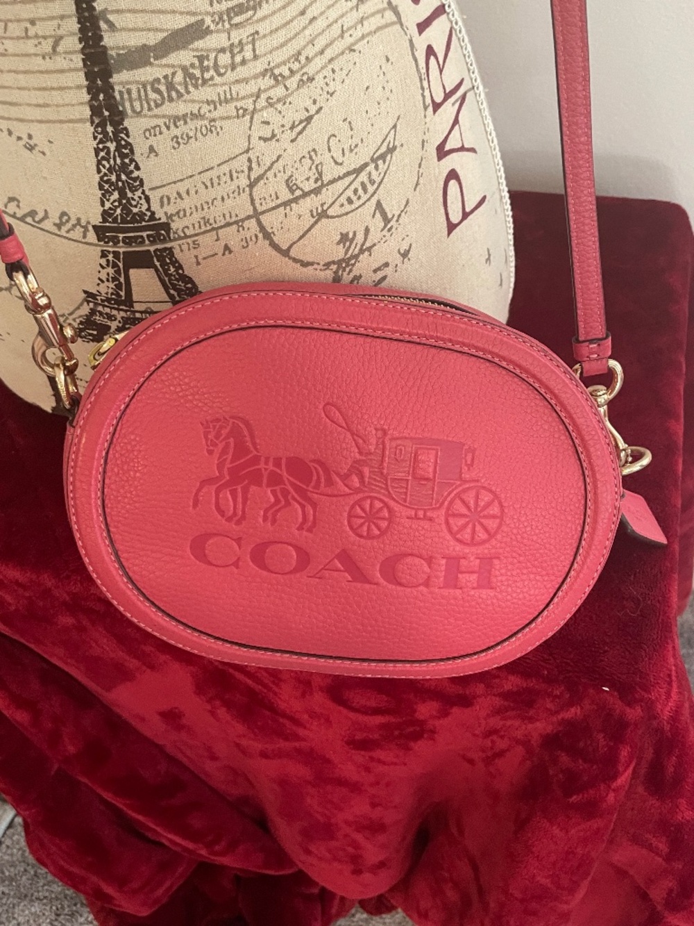 COACH - Pink Horse & Carriage Crossbody